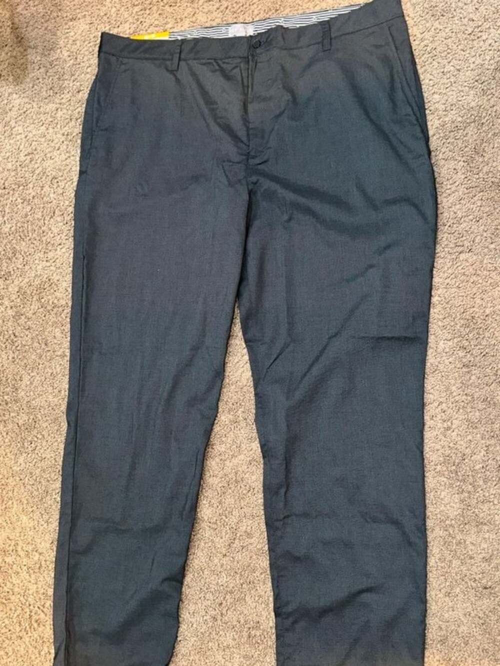 Ted Baker Men’s Straight Fit Dress Pants 42x34 Black nwt